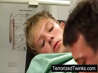 Twink brutally abused by doctor