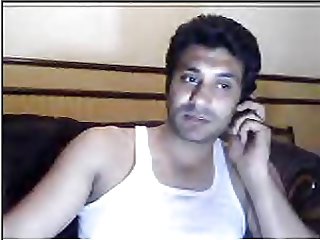 Pakistani Guy Farhan jerking on webcam