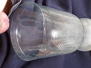 Funnel bottle - cum swallow