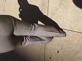 Nice big booty black milf in dress pants 1