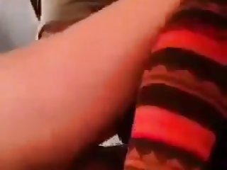 Teen riding dildo