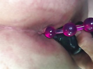 BBW slut pet-double pen with jelly beads & vibrating blackie