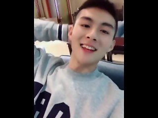 Chinese guy showing his cock after doing a TikTok video
