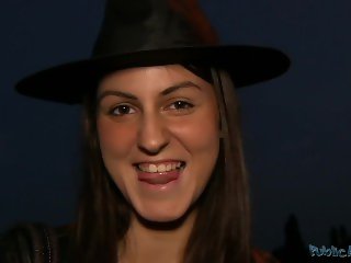 Stunning Czech teen enjoys being fucked outdoors, orgasms and swallows cum!
