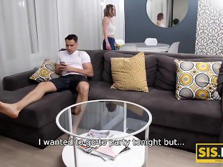 'Sis.porn. Cunning Good Boy Helps Stepsis Only After They Make Love On Sofa'