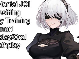 2B's Corruption Hentai JOI (Futanari, assplay, breathplay, facesitting, oral, CEI, Sissy training)
