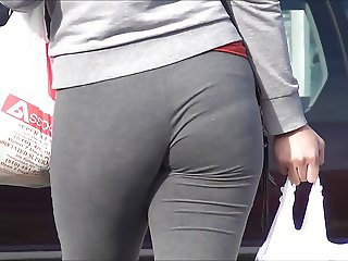 Latina Mother in Law Huge Ass Spandex VPL